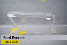 Скло фари Ford Everest (2015-2021) ліве