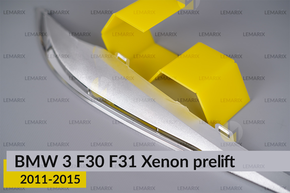 Хромована декоративна маска верхня BMW 3 F30 F31 Xenon (2011-2015) дорест права