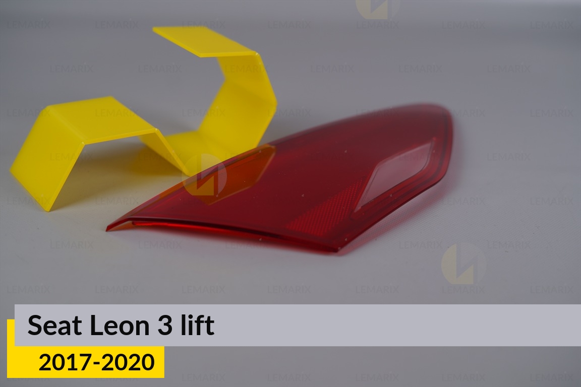 Скло заднього ліхтаря внутрішнє в кришці багажника Seat Leon 3 (2017-2020) рест ліве