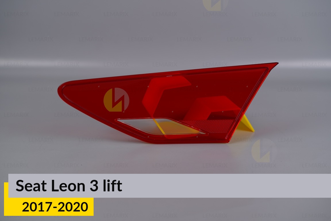 Скло заднього ліхтаря внутрішнє в кришці багажника Seat Leon 3 (2017-2020) рест ліве