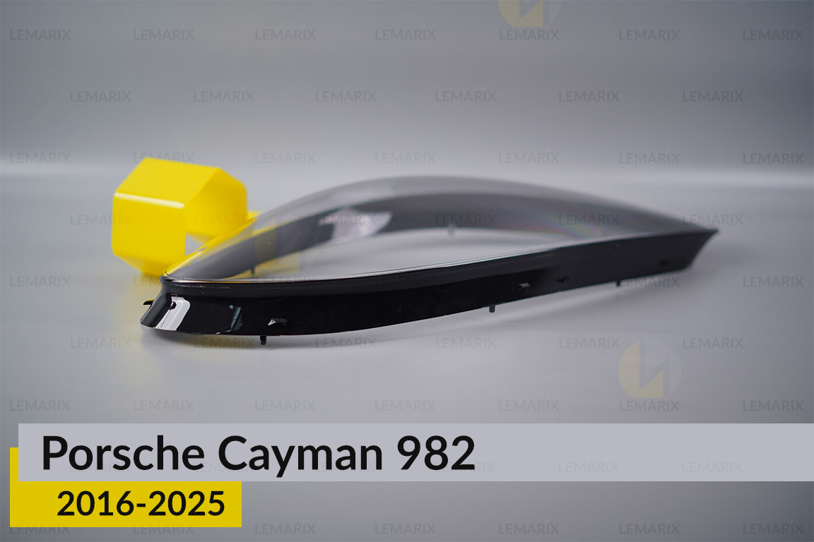 Скло фари Porsche Cayman 982 (2016-2025) ліве