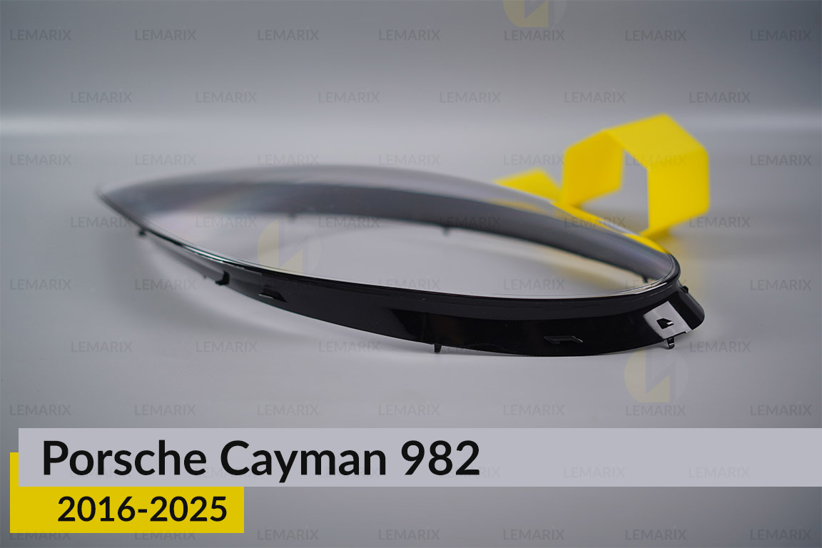 Скло фари Porsche Cayman 982 (2016-2025) ліве