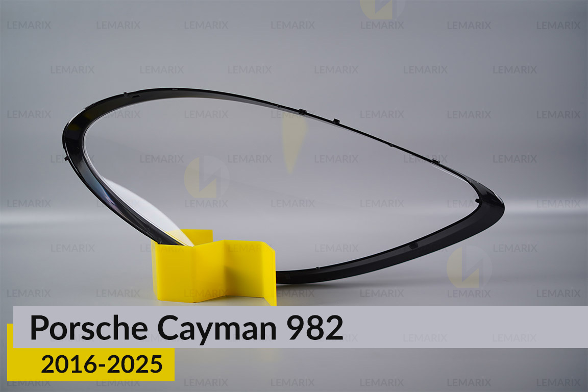 Скло фари Porsche Cayman 982 (2016-2025) ліве