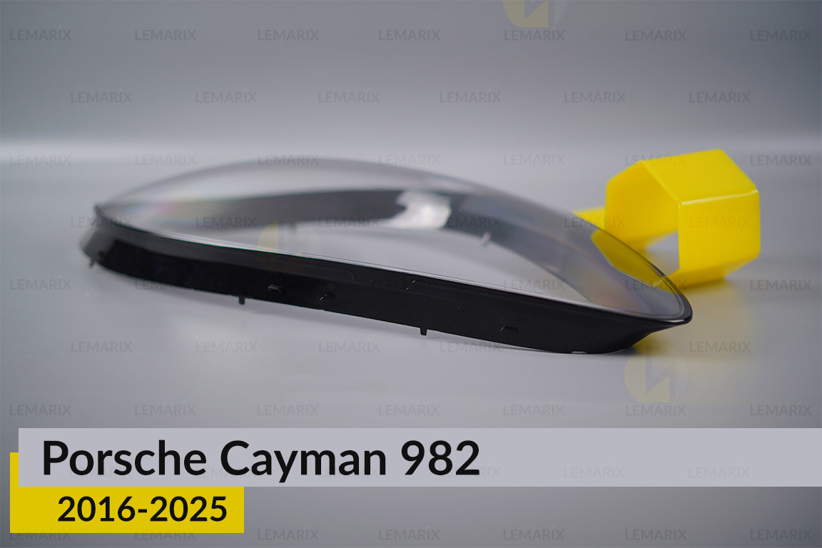 Скло фари Porsche Cayman 982 (2016-2025) ліве