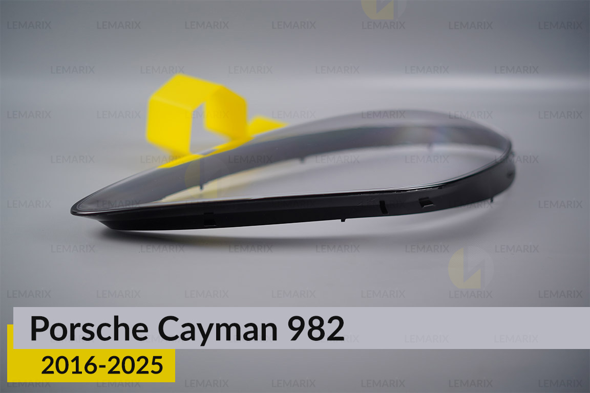Скло фари Porsche Cayman 982 (2016-2025) ліве