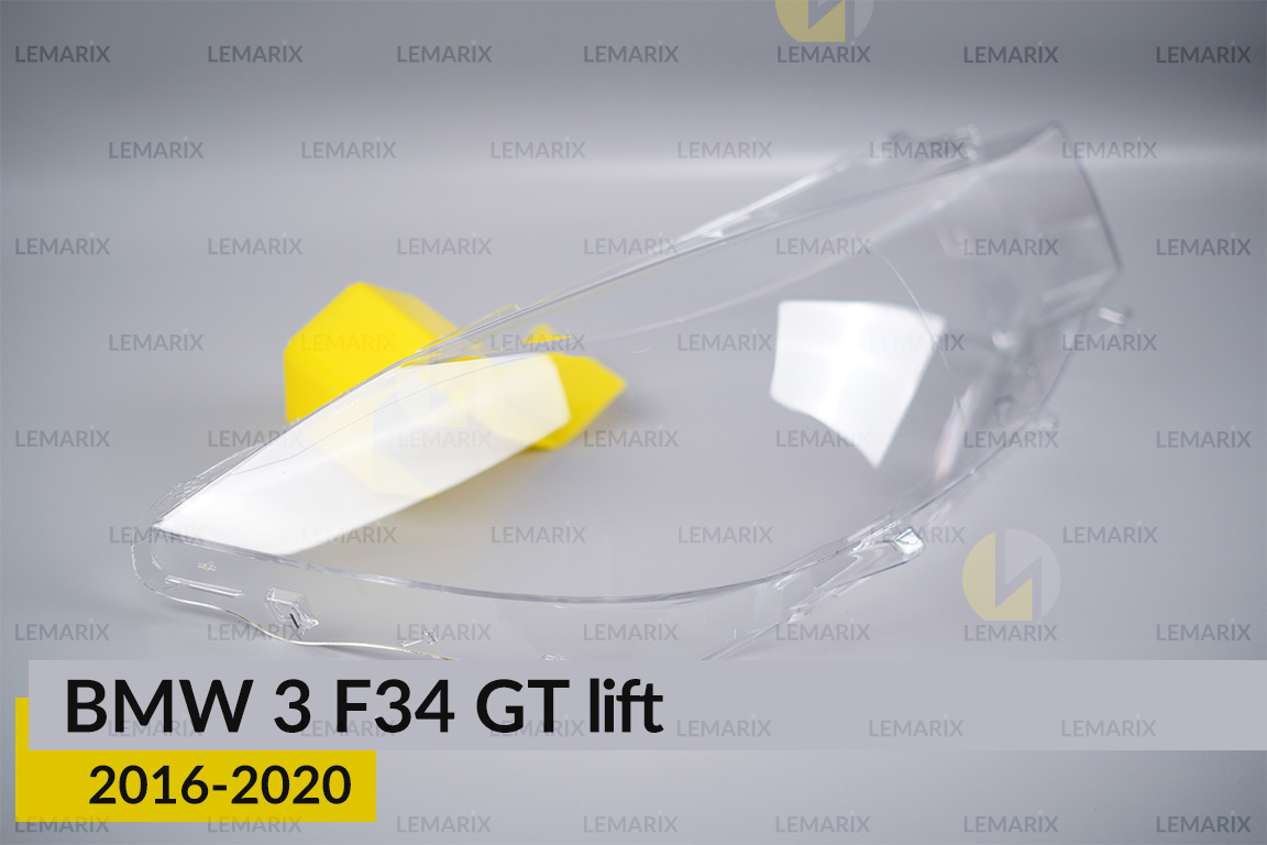 Скло фари BMW 3 F34 GT (2016-2020) рест праве