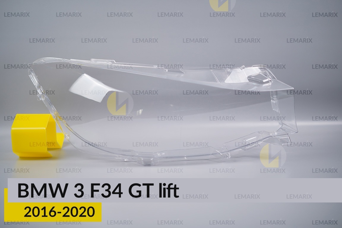 Скло фари BMW 3 F34 GT (2016-2020) рест праве