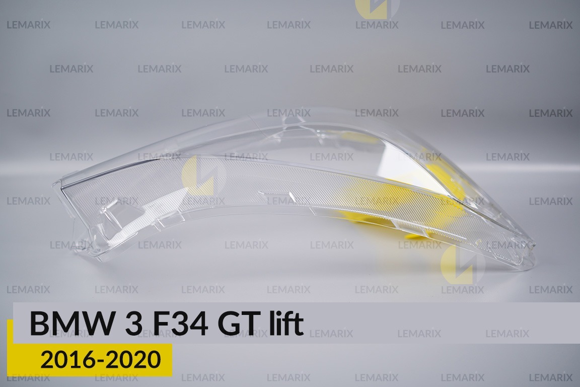 Скло фари BMW 3 F34 GT (2016-2020) рест праве