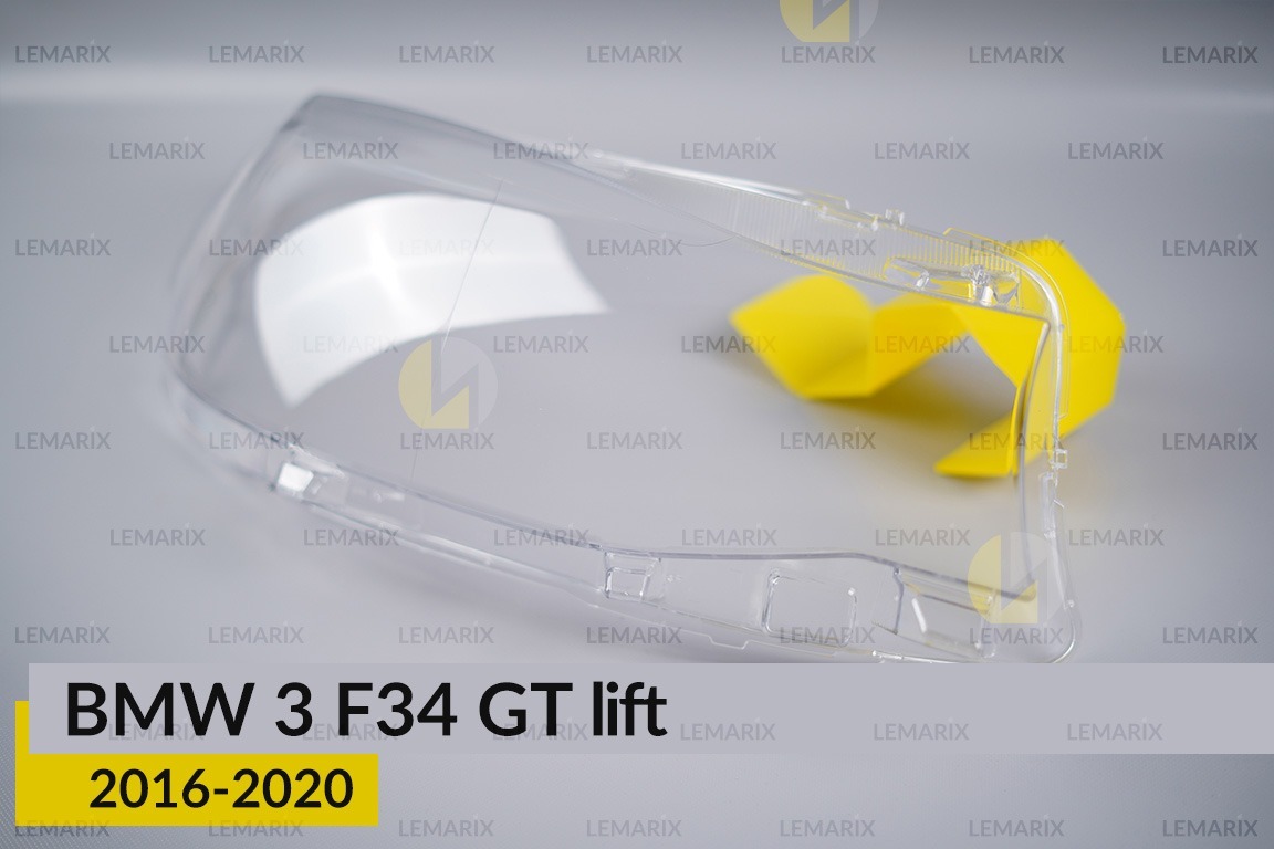 Скло фари BMW 3 F34 GT (2016-2020) рест праве