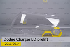 Стекло фары Dodge Charger LD (2011-2014) дорест правое