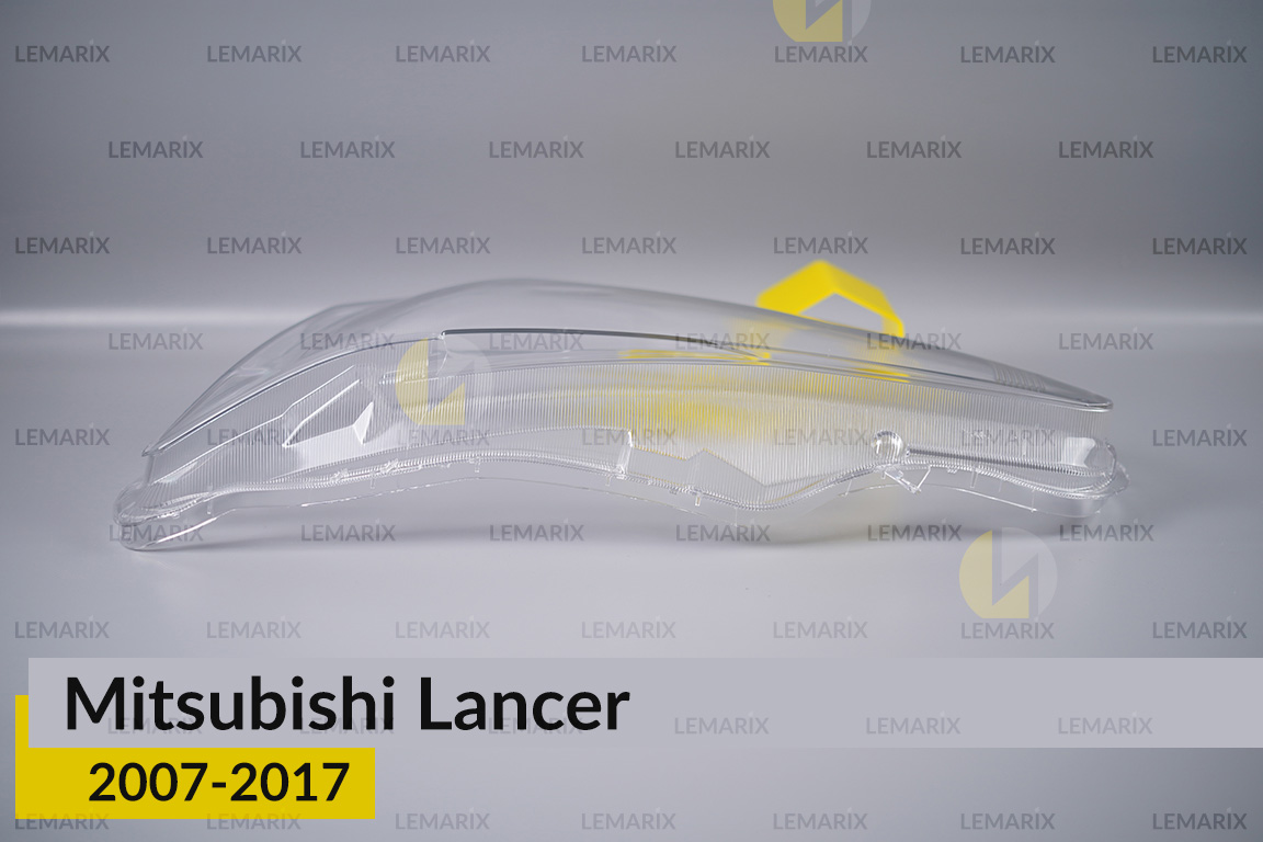 Скло фари Mitsubishi Lancer (2007-2017) ліве