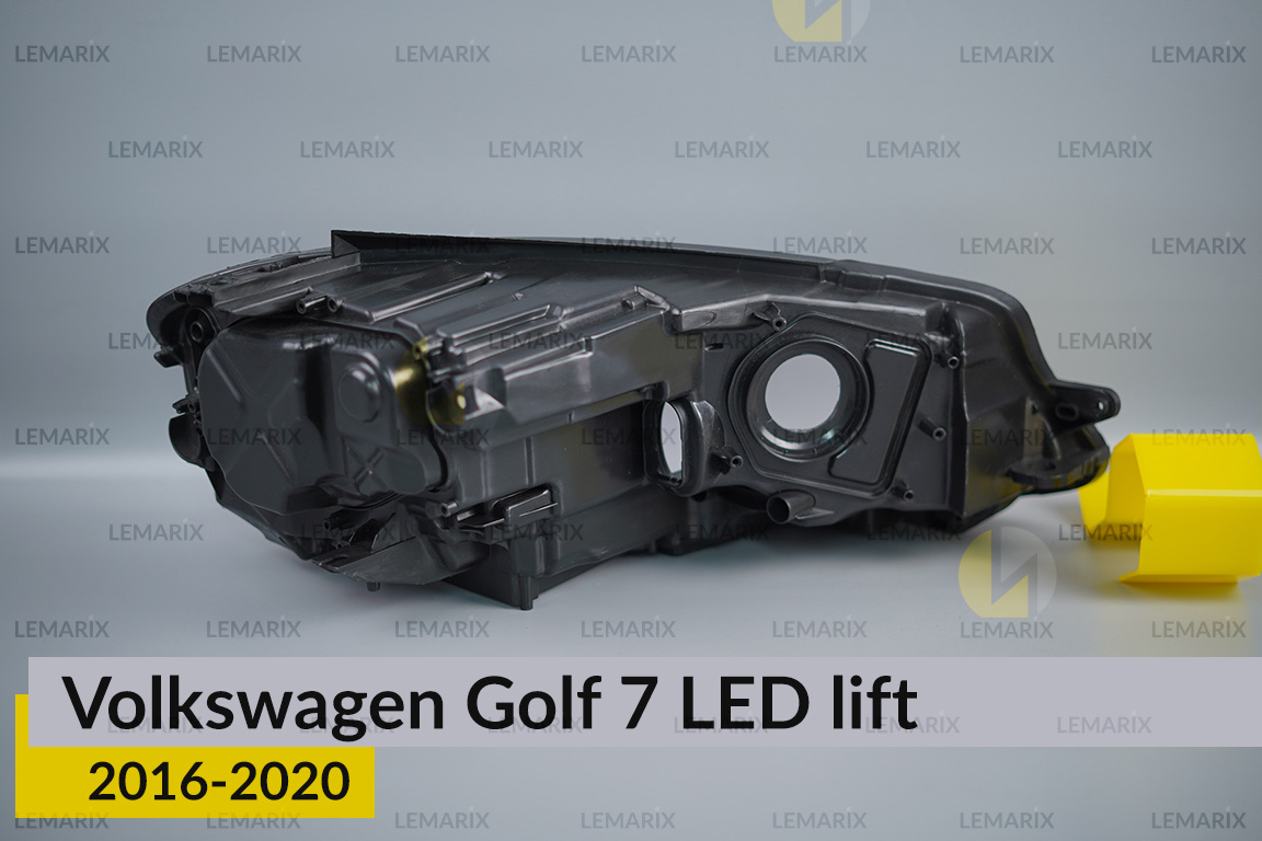 Корпус фари VW Volkswagen Golf 7 LED (2016-2020) рест лівий