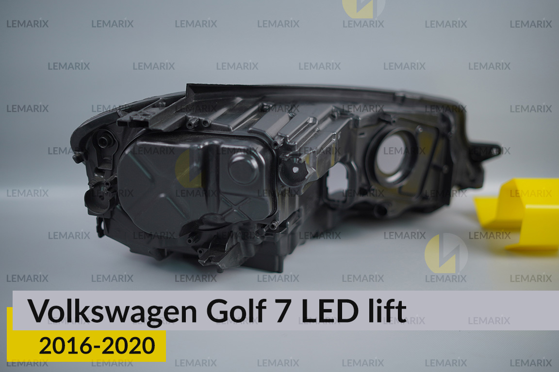 Корпус фари VW Volkswagen Golf 7 LED (2016-2020) рест лівий
