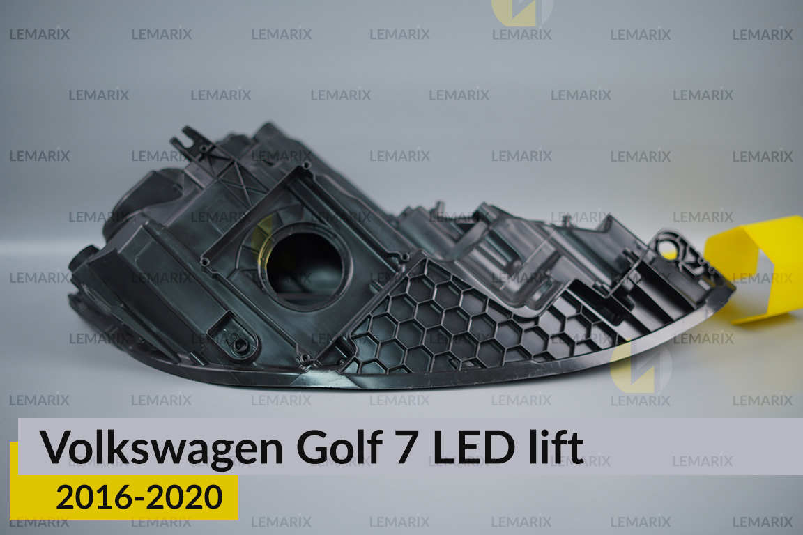 Корпус фари VW Volkswagen Golf 7 LED (2016-2020) рест лівий