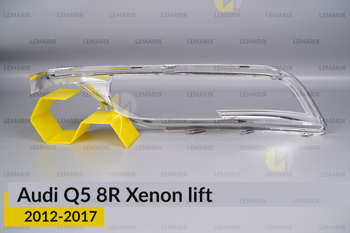 Хромована декоративна маска Audi Q5 8R Xenon (2012-2017) рест ліва