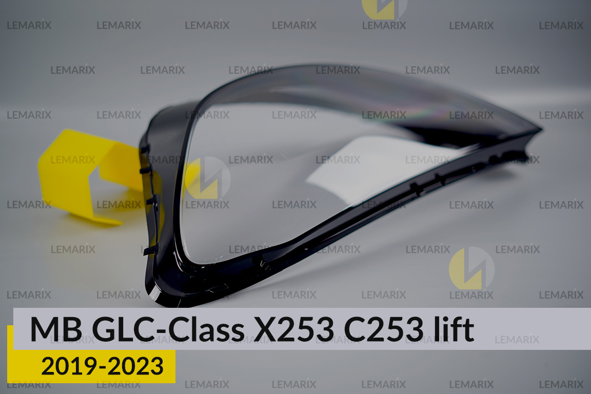 Скло фари Mercedes-Benz GLC-Class X253 C253 (2019-2023) рест ліве