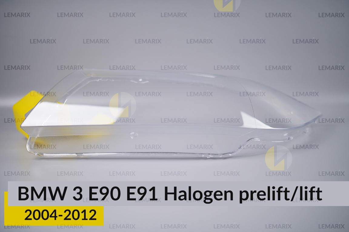 Скло фари BMW 3 E90 E91 Halogen (2004-2012) дорест/рест ліве