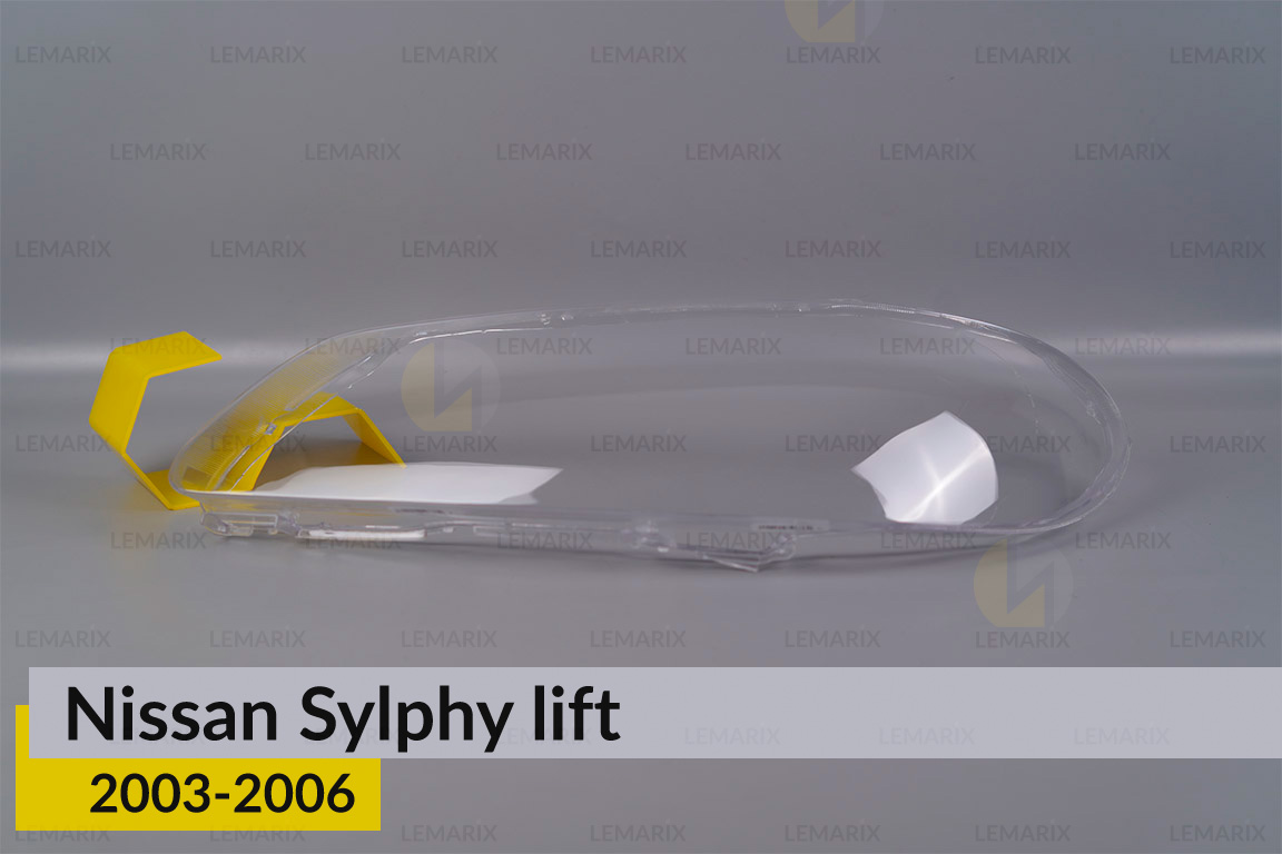 Скло фари Nissan Sylphy (2003-2006) рест ліве