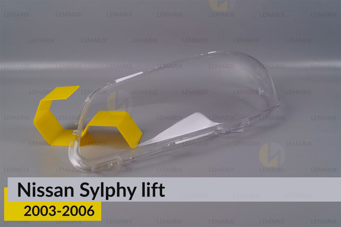Скло фари Nissan Sylphy (2003-2006) рест ліве