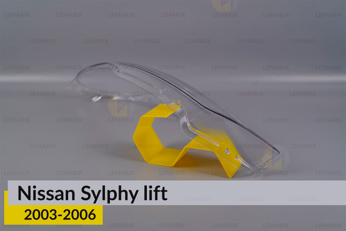 Скло фари Nissan Sylphy (2003-2006) рест ліве