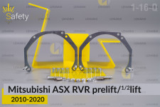 Переходная рамка для Mitsubishi ASX RVR (2010-2020) дорест/1/2 рест