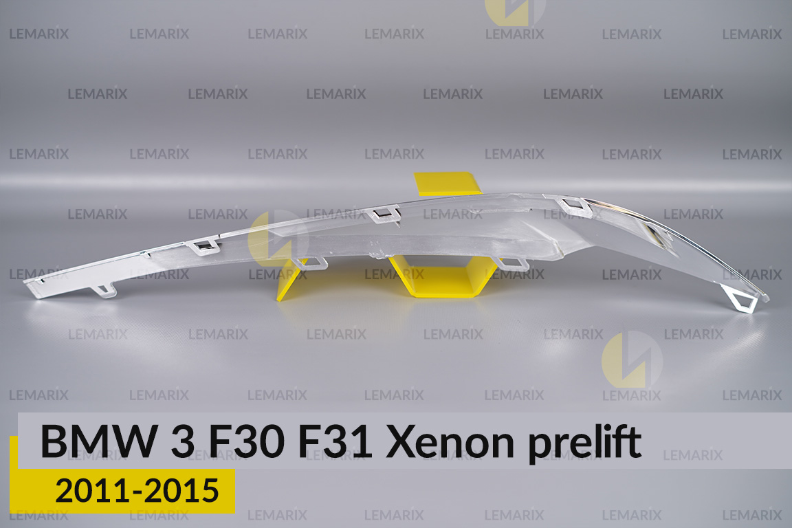 Хромована декоративна маска верхня BMW 3 F30 F31 Xenon (2011-2015) дорест ліва