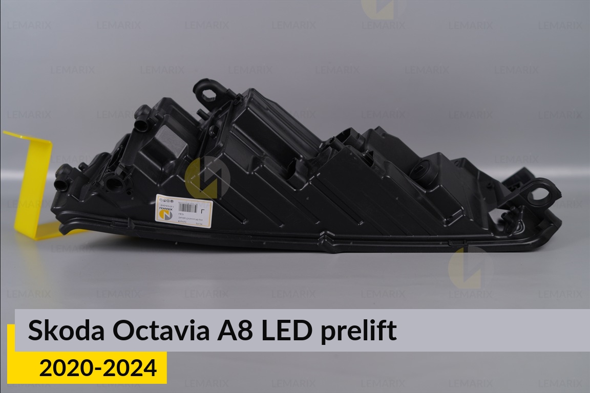 Корпус фари Skoda Octavia A8 LED (2020-2024) дорест правий