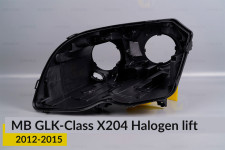 Корпус фари Mercedes-Benz GLK-Class X204 Halogen (2012-2015) рест лівий
