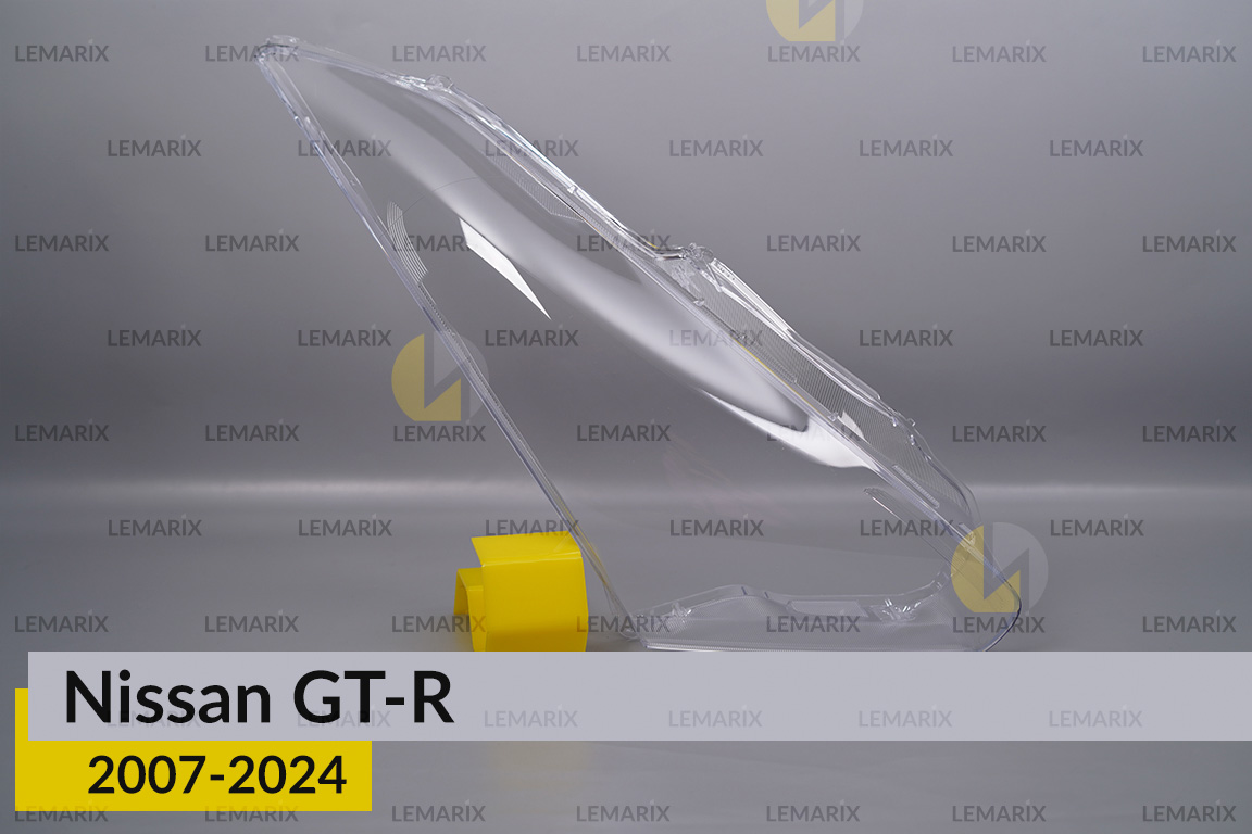 Скло фари Nissan GT-R (2007-2024) праве