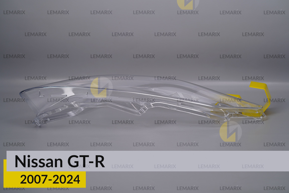Скло фари Nissan GT-R (2007-2024) праве