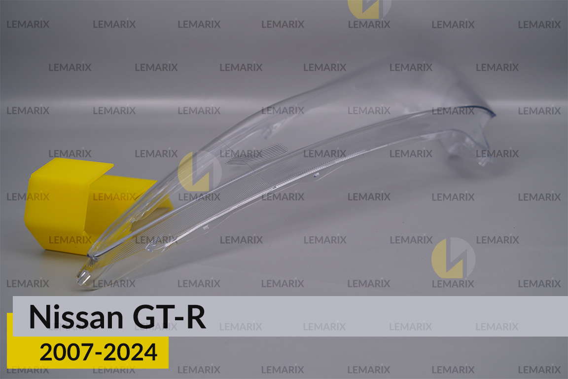 Скло фари Nissan GT-R (2007-2024) праве