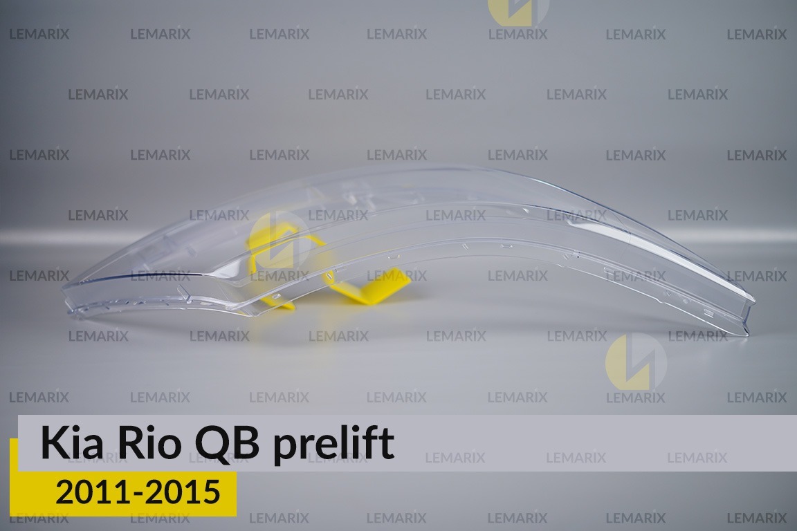 Скло фари KIA Rio QB (2011-2015) дорест праве