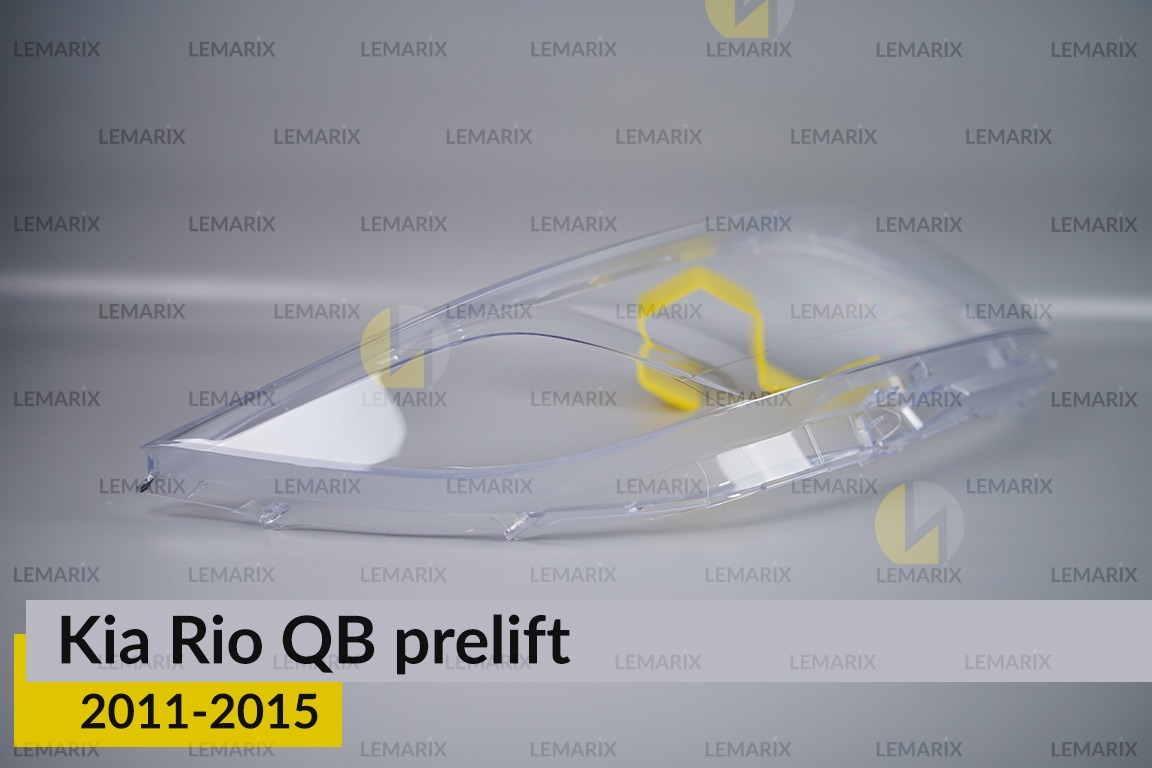 Скло фари KIA Rio QB (2011-2015) дорест праве