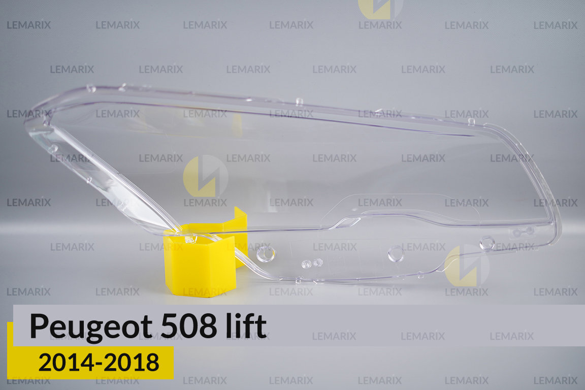 Скло фари Peugeot 508 (2014-2018) рест ліве