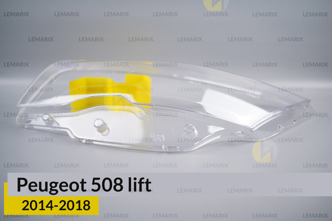 Скло фари Peugeot 508 (2014-2018) рест ліве