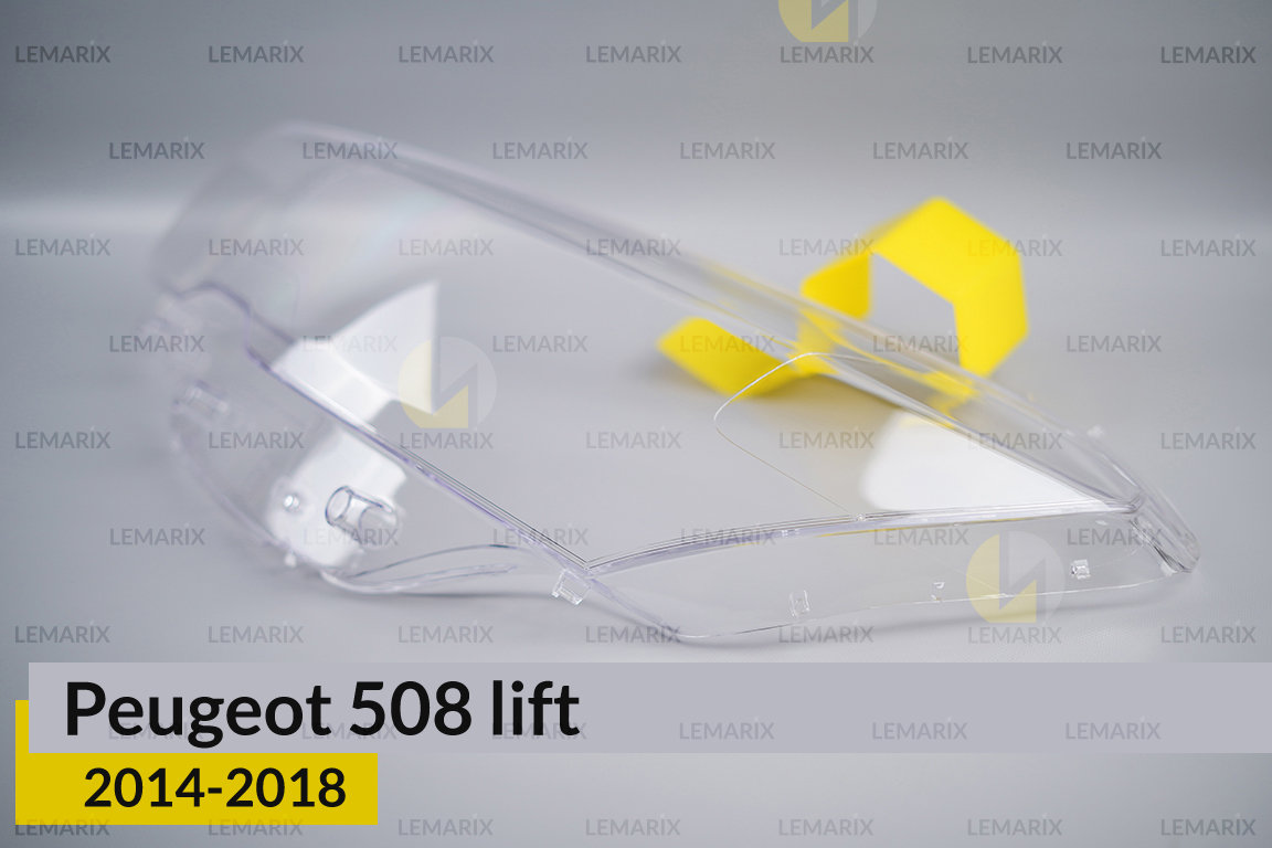 Скло фари Peugeot 508 (2014-2018) рест ліве