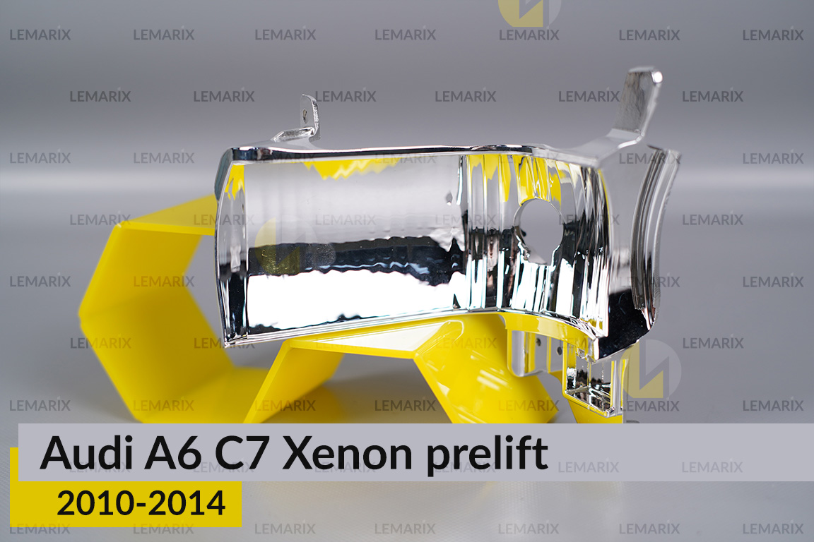 Хромований відбивач поворотника Audi A6 C7 Xenon (2010-2014) дорест лівий