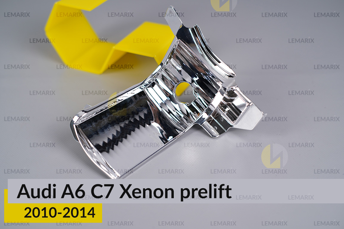 Хромований відбивач поворотника Audi A6 C7 Xenon (2010-2014) дорест лівий