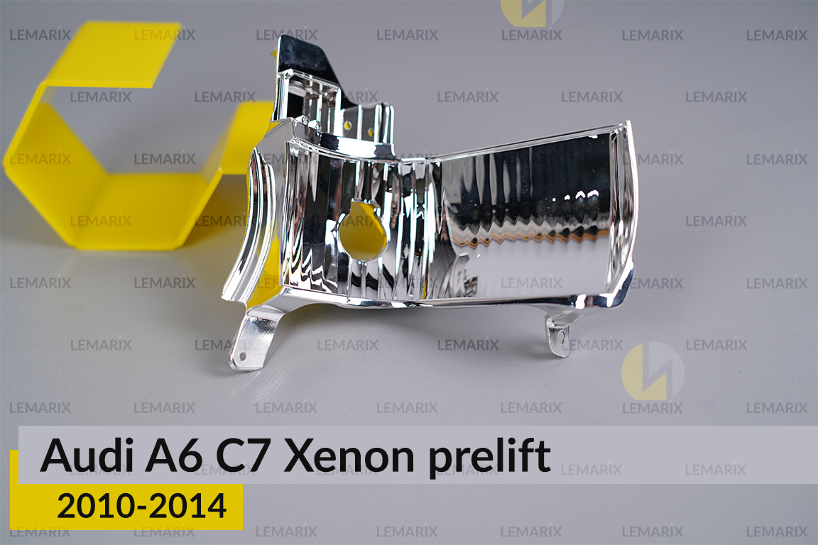 Хромований відбивач поворотника Audi A6 C7 Xenon (2010-2014) дорест лівий