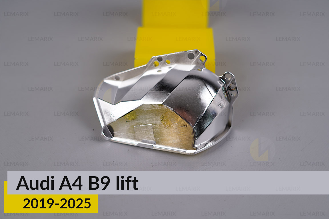 Хромована маска світлорозсіювача Audi A4 B9 (2019-2025) рест права