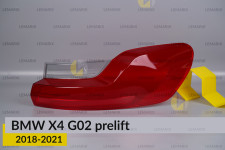 Скло заднього ліхтаря зовнішнє в крилі BMW X4 G02 (2018-2021) дорест праве