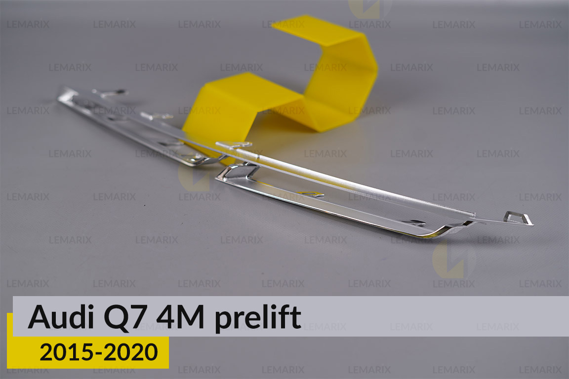 Хромована декоративна маска нижня Audi Q7 4M (2015-2020) дорест права