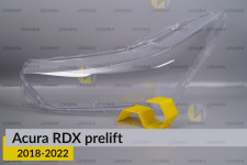 Стекло фары Acura RDX (2018-2022) дорест левое