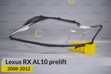 Скло фари Lexus RX AL10 (2008-2012) дорест ліве