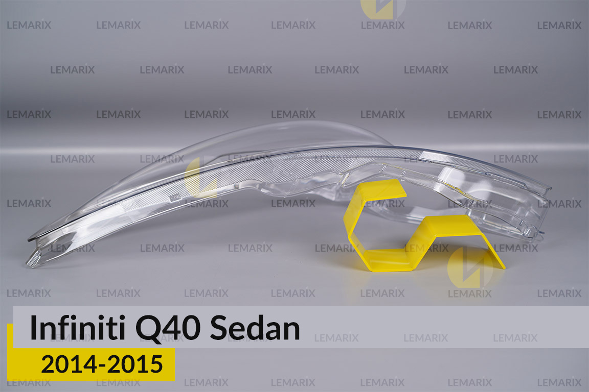 Скло фари Infiniti Q40 Sedan (2014-2015) ліве