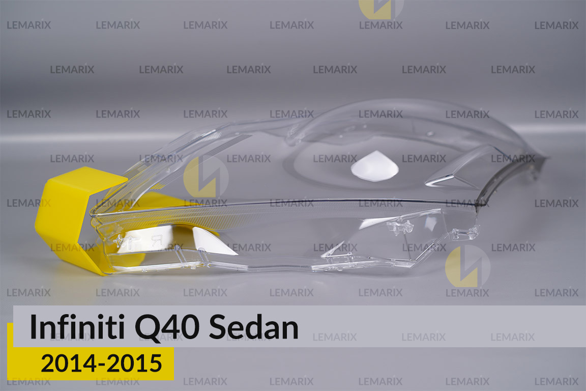 Скло фари Infiniti Q40 Sedan (2014-2015) ліве