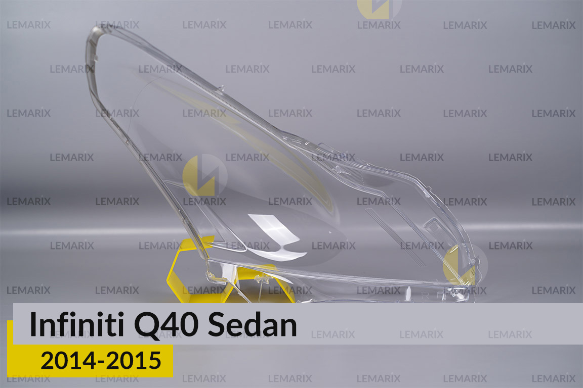 Скло фари Infiniti Q40 Sedan (2014-2015) ліве