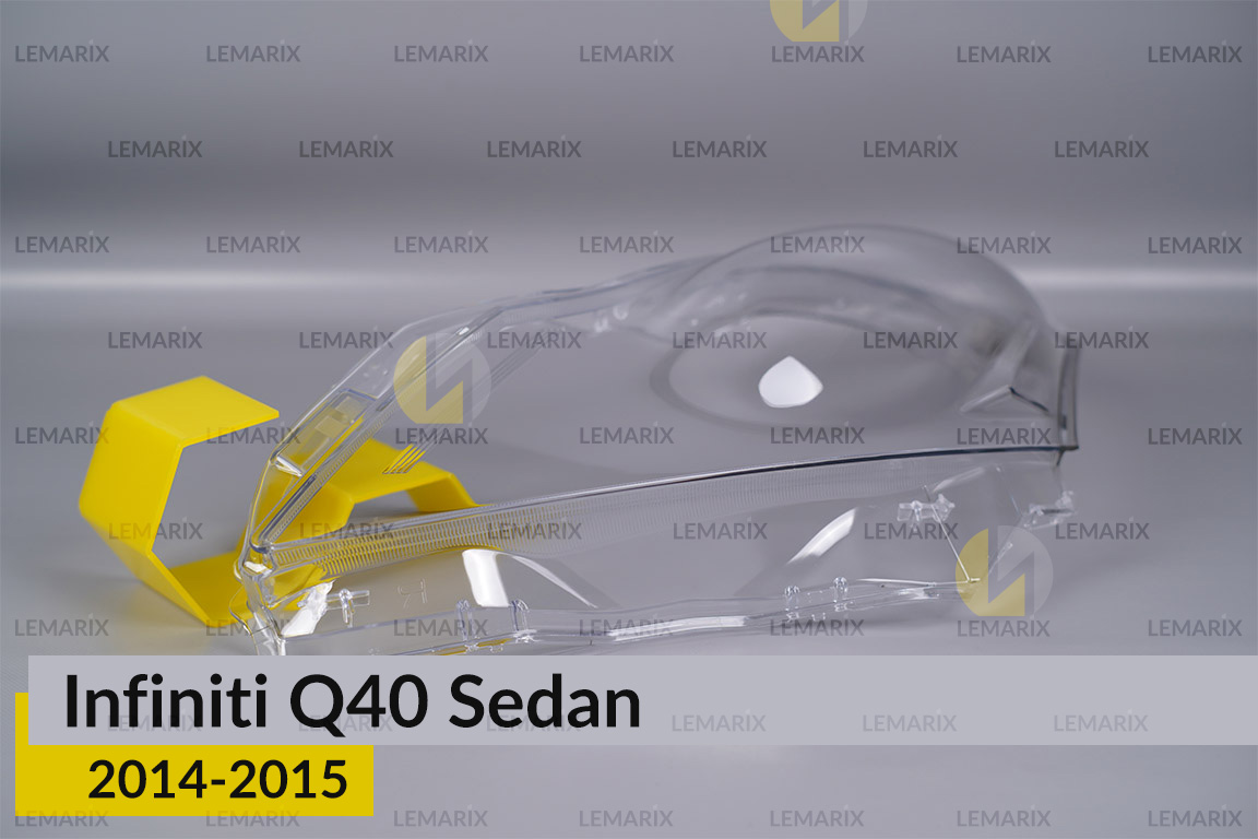 Скло фари Infiniti Q40 Sedan (2014-2015) ліве