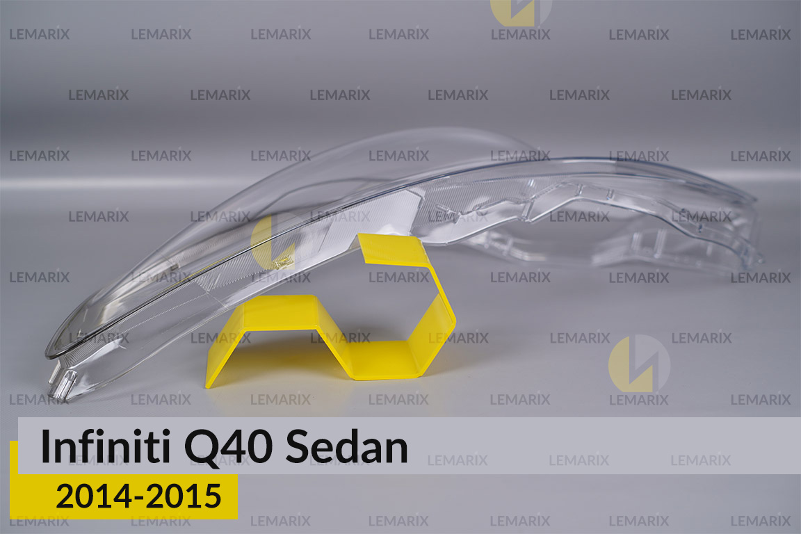 Скло фари Infiniti Q40 Sedan (2014-2015) ліве