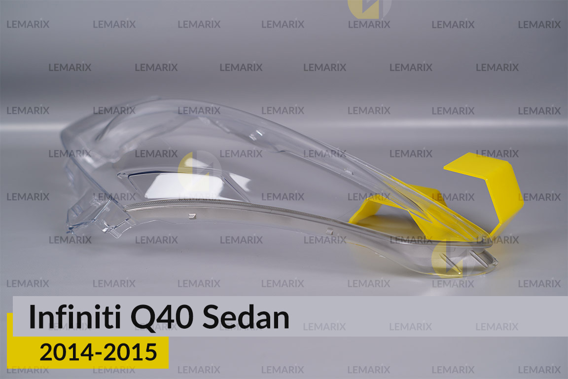 Скло фари Infiniti Q40 Sedan (2014-2015) ліве
